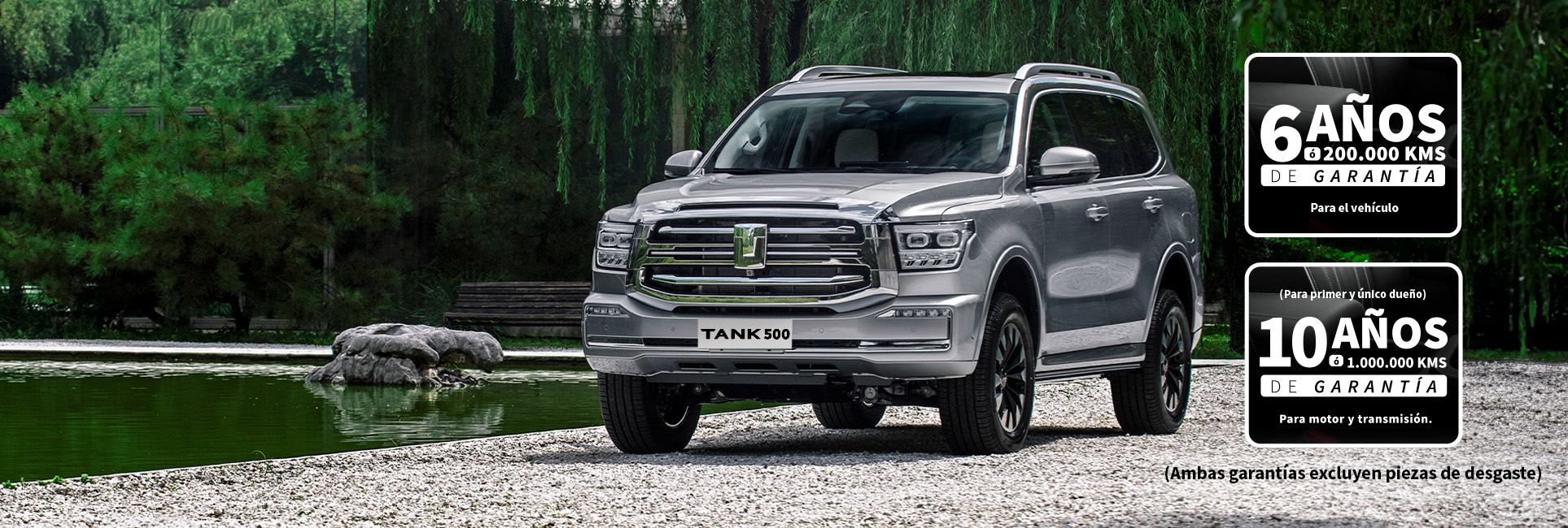 Gran SUV de lujo para vivir grandes experiencias TANK 500