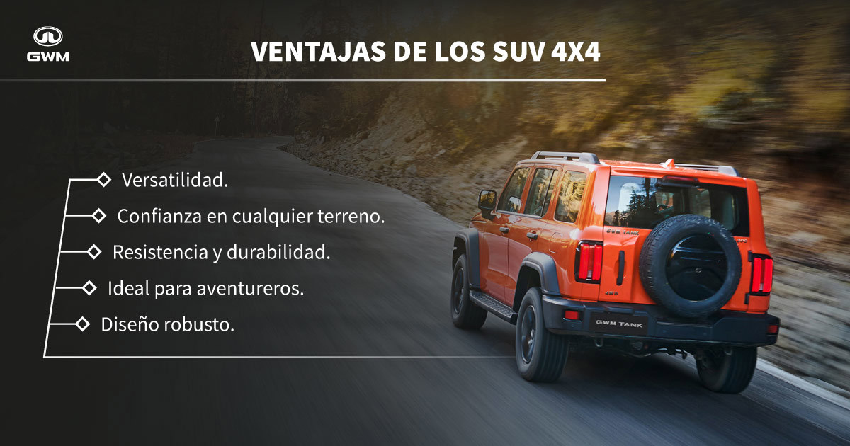 Ventajas de los SUV 4X4.